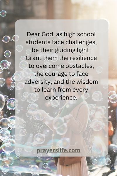 A Heartfelt Prayer For High School Success