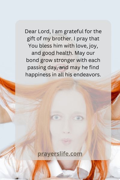 A Heartfelt Prayer For My Beloved Brother
