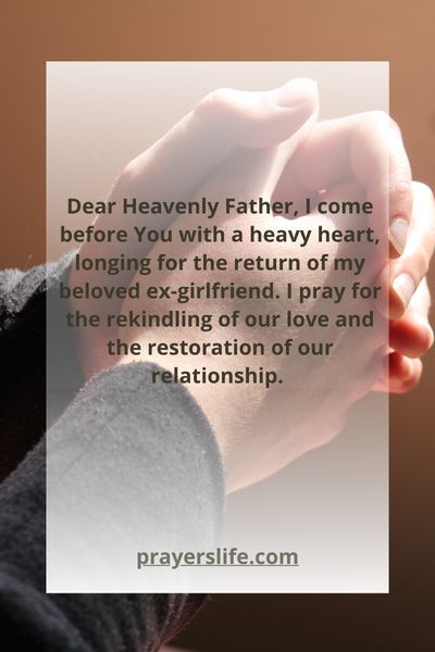 A Heartfelt Prayer For Rekindling Love