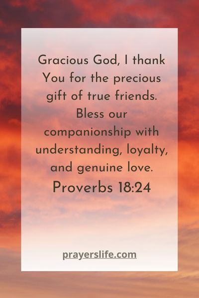A Heartfelt Prayer For True Companions