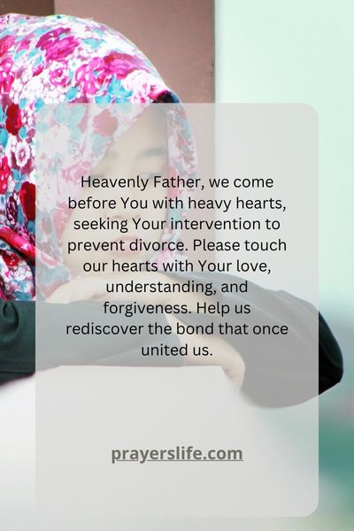 A Heartfelt Prayer To Prevent Divorce