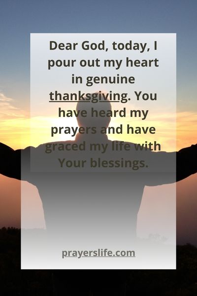 A Heartfelt Thanksgiving Prayer