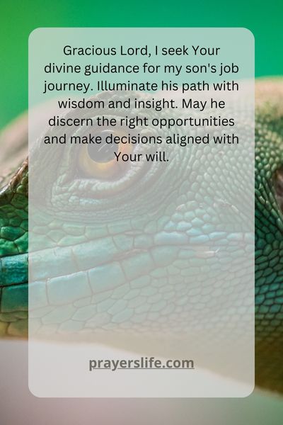 A Job Focused Prayer