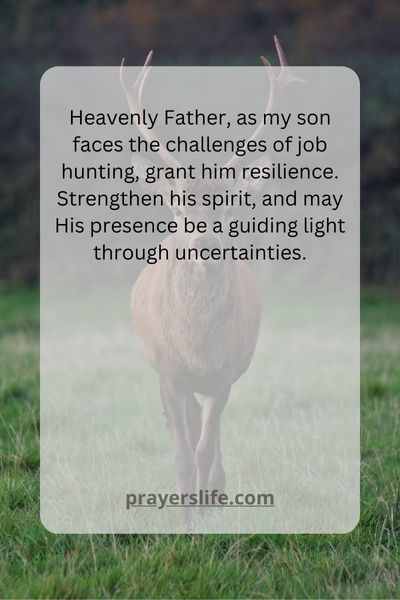 A Job Search Prayer For My Son