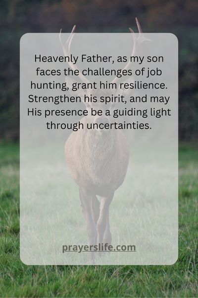 A Job Search Prayer For My Son