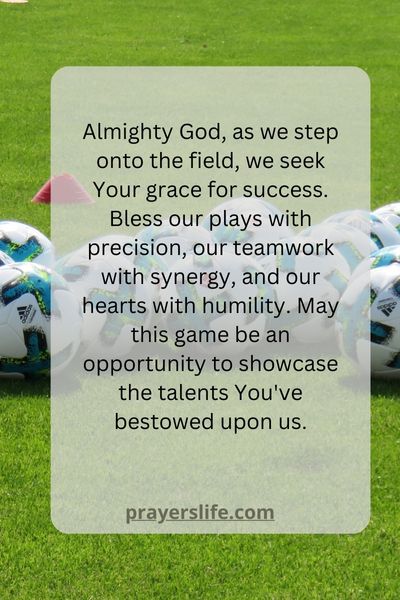 A Powerful Prayer For Football Success