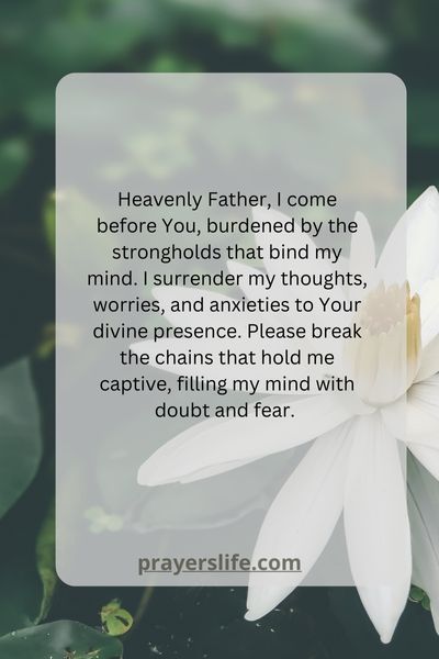 A Powerful Prayer To Break Strongholds