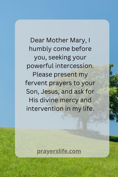 A Powerful Prayer To Mother Mary