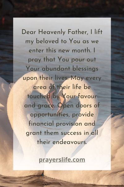 A Prayer For Abundant Blessings In The New Month For My Love