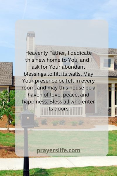 A Prayer For Blessings Upon Your New House