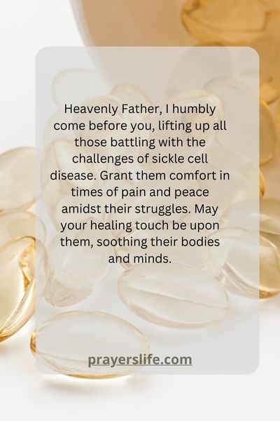 A Prayer For Comfort And Healing For Sickle Cell Patients