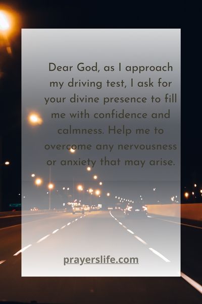 A Prayer For Confidence And Calmness