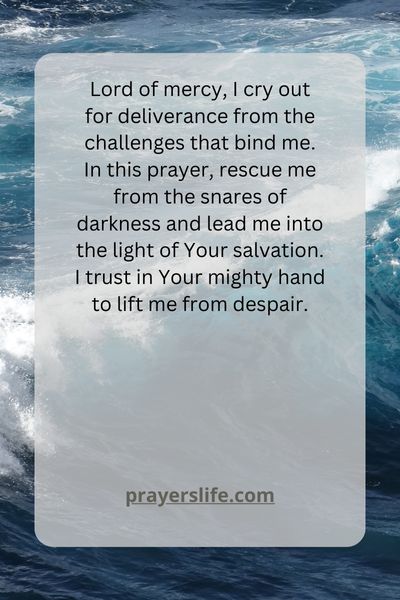 A Prayer For Deliverance