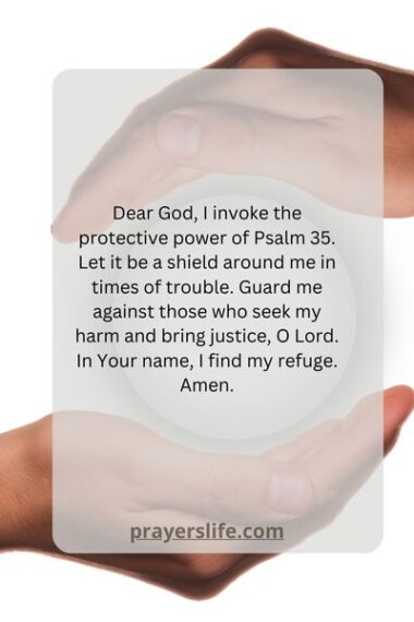 20 Best Psalm 35 Prayer For Protection