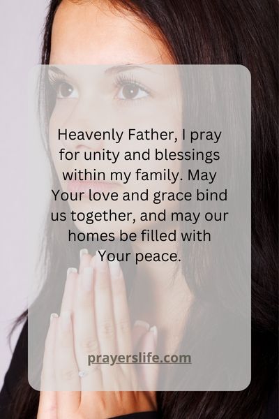 A Prayer For Family Unity And Blessings