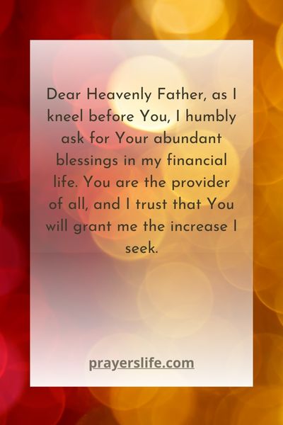 A Prayer For Financial Abundance