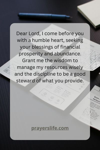 A Prayer For Financial Prosperity And Abundance
