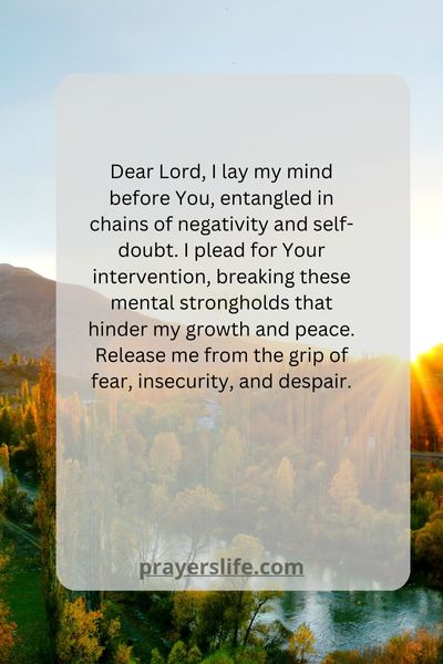 A Prayer For Freedom From Strongholds