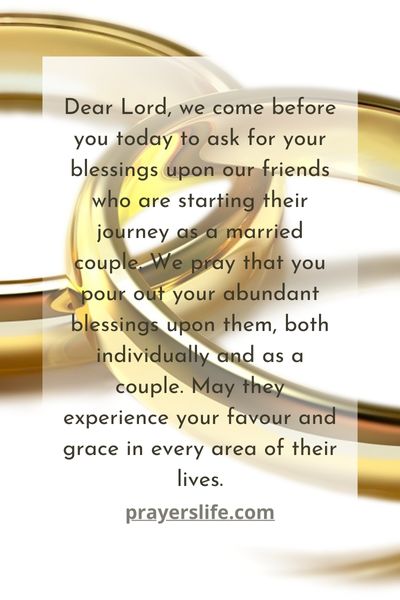 A Prayer For God'S Blessings On The Newlyweds