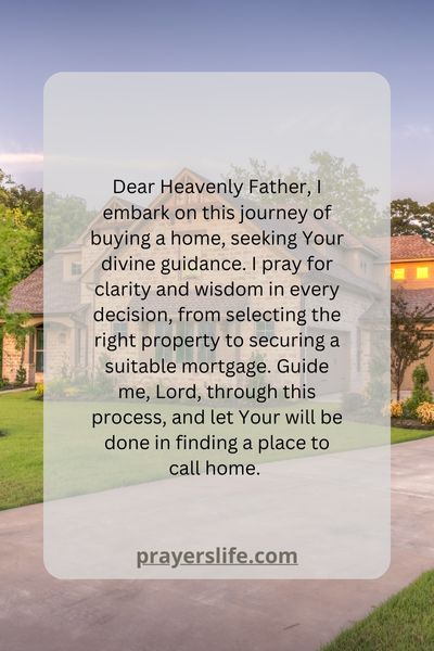 A Prayer For Guidance In The Home Buying Process 1