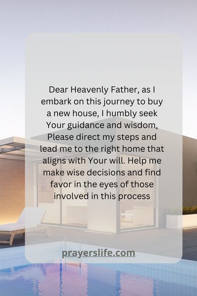 A Prayer For Guidance In The Home Buying Process
