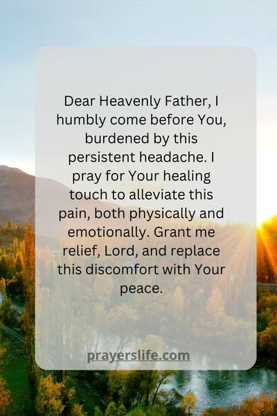 A Prayer For Headache Alleviation