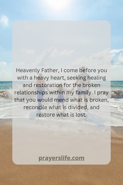 A Prayer For Healing And Restoration In Family Relationships 1