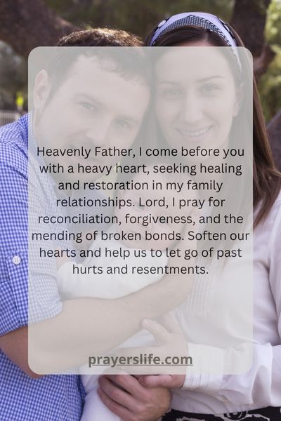 A Prayer For Healing And Restoration In Family Relationships