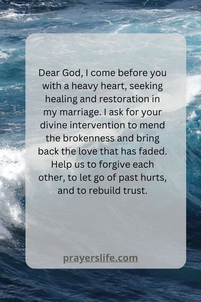 A Prayer For Healing And Restoration In My Marriage