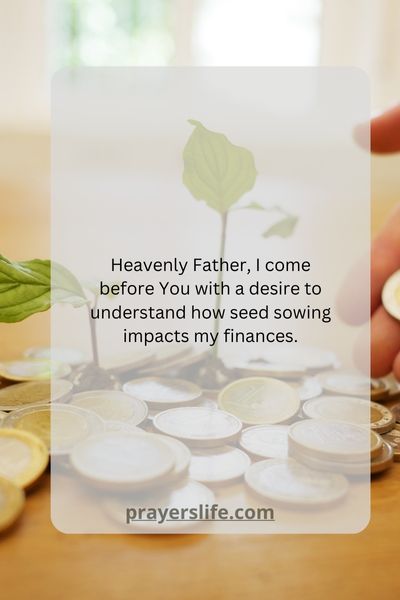 A Prayer For How Seed Sowing Impacts Your Finances