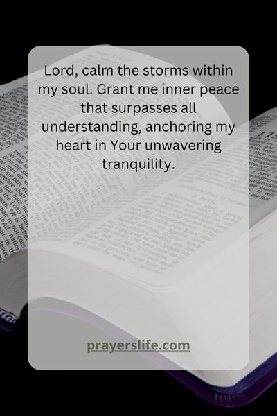 A Prayer For Inner Peace