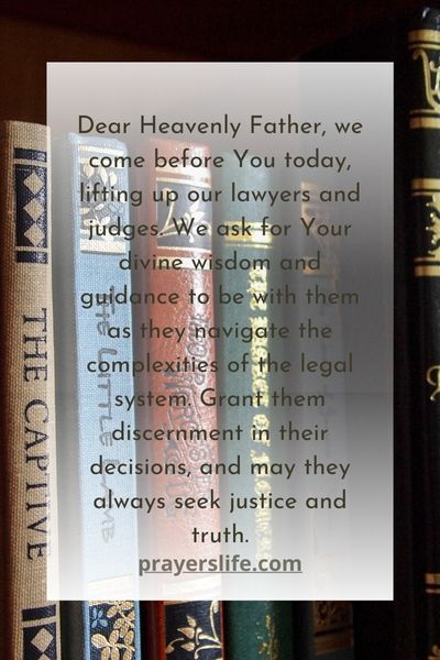 A Prayer For Legal Wisdom And Guidance