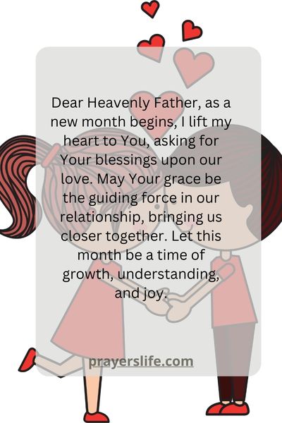 A Prayer For Love'S Blessings In The New Month