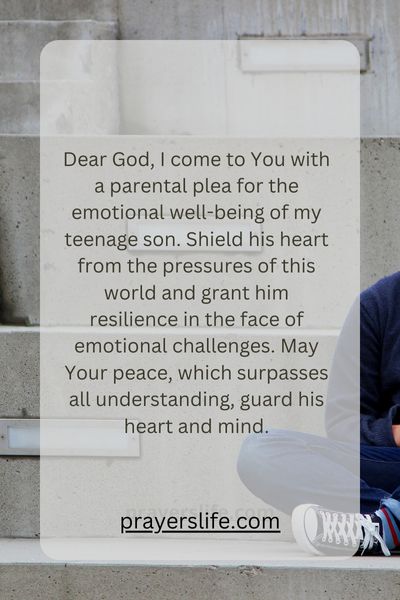 A Prayer For My Sons Emotional Well Being