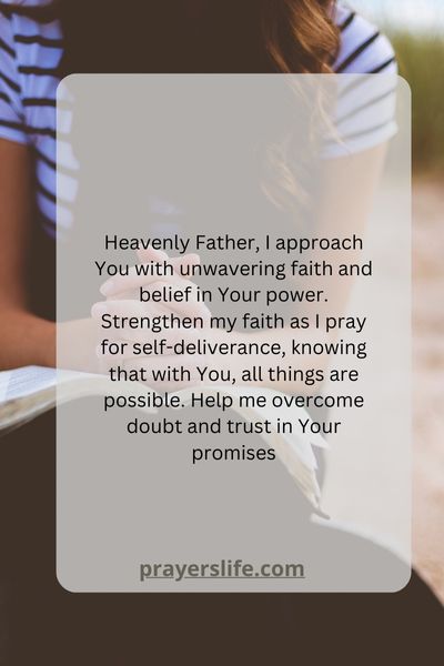 A Prayer For Praying With Faith And Belief