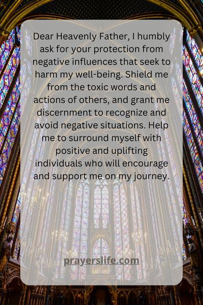 A Prayer For Protection From Negative Influences