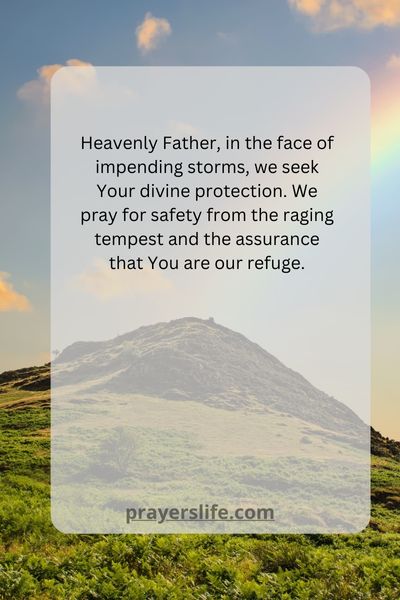 A Prayer For Protection From Severe Storms