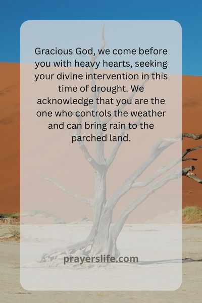 A Prayer For Rain In Times Of Drought