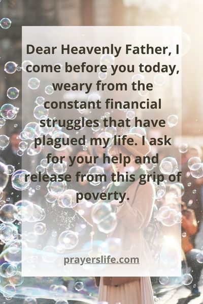 A Prayer For Release From The Grip Of Financial Struggles