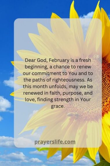 20 Amazing New Month Prayer For February
