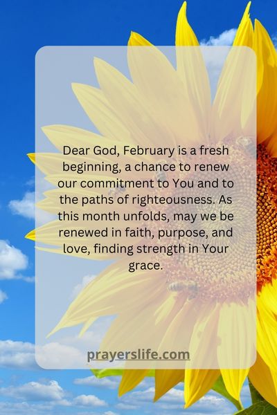 A Prayer For Renewal