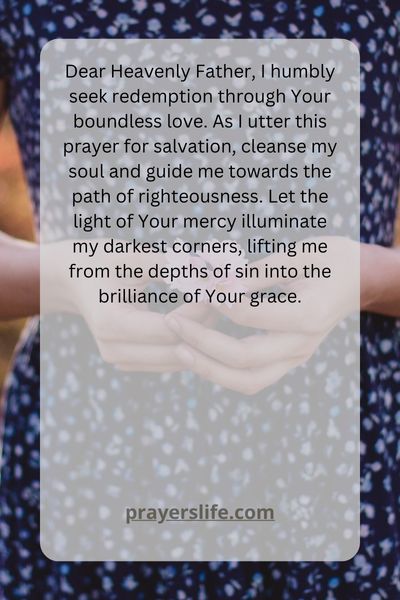 A Prayer For Salvation And Deliverance