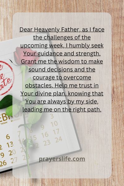 A Prayer For Seeking Guidance And Strength