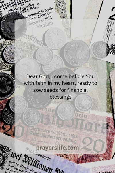 A Prayer For Sowing Seeds Of Faith For Financial Blessings