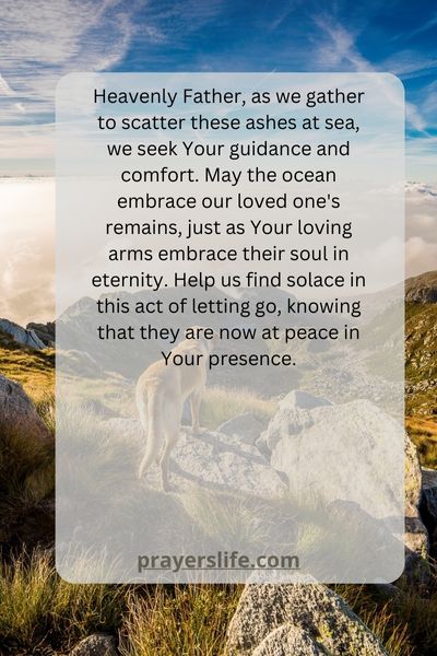 A Prayer For Spreading Ashes At Sea