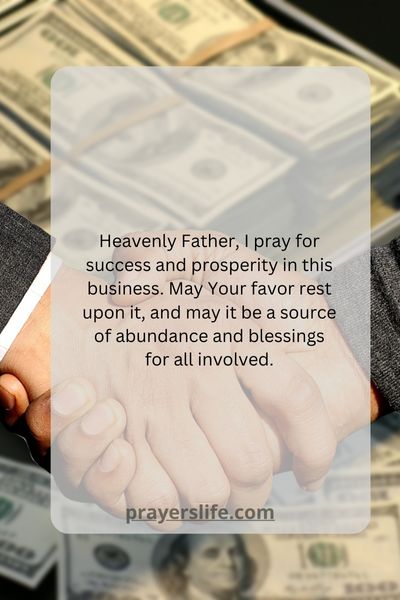 A Prayer For Success And Prosperity In Business
