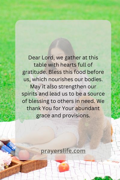 A Prayer For Sustenance