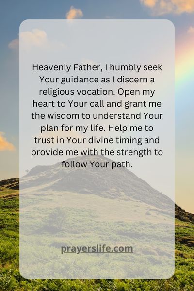 A Prayer For Those Discerning A Religious Vocation