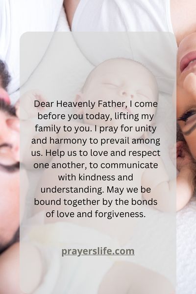 A Prayer For Unity And Harmony In The Family 1