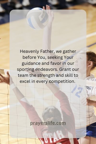 A Prayer For Victory On The Field